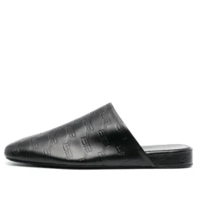 Δερμάτινα άνετα BB Mules «Μαύρα» 743926WB7221000