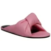 Δερμάτινα σανδάλια με ριχτή γραμμή “Pink” 636576WA2M05048