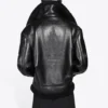 Δερμάτινο μπουφάν τύπου «Aviator» Cocoon «Μαύρο» 646456TKS311069