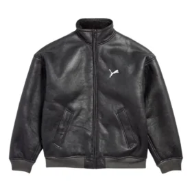 Δερμάτινος Μπουφάν Balenciaga x Puma «Anthracite» 850021TTS071140