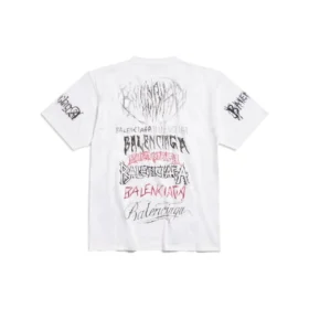 Diy Metal T-shirt “Λευκό Μαύρο Κόκκινο” 641675TPVO29065