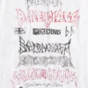 Diy Metal T-shirt “Λευκό Μαύρο Κόκκινο” 641675TPVO29065