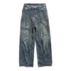 Φαρδιά παντελόνια «Light Blue» 745213TNW014974