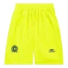 Φαρδιά ποδοσφαιρικά σορτς «Neon Yellow» 777709TPVW47110