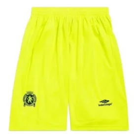 Φαρδιά ποδοσφαιρικά σορτς «Neon Yellow» 777709TPVW47110