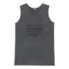 Φαρδύ αμάνικο μπλουζάκι «Washed Black» 697880TMVI11055