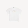 Φαρδύ T-shirt Fragrance le dix σε ανοιχτό γκρι χρώμα με εφέ χρώματος μηλίτη