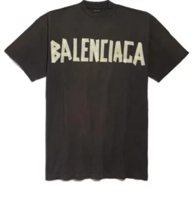 Φόρεμα Tape Type τύπου T-shirt με ταινίες «Dark Grey» 739037TOVA98519