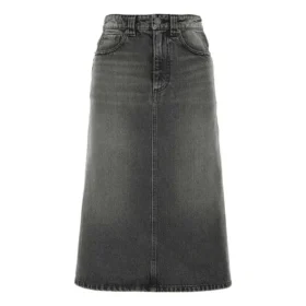 Φούστα A-line FW21 «Washed Grey Τζιν» 646913TBP477767