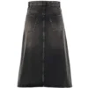 Φούστα A-line FW21 «Washed Grey Τζιν» 646913TBP477767