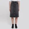 Φούστα A-line FW21 «Washed Grey Τζιν» 646913TBP477767