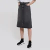 Φούστα A-line FW21 «Washed Grey Τζιν» 646913TBP477767