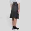 Φούστα A-line FW21 «Washed Grey Τζιν» 646913TBP477767