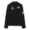 Φούτερ Balenciaga x NASA Space Multi-Patch «Μαύρο» 662496TKVD71070