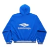 Φούτερ με κουκούλα 3B Football Μπλούζα Polo “Royal Blue White” 827939TTVQ84701