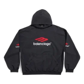 Φούτερ με κουκούλα 3B Sports Icon Oversized «Μαύρο Κόκκινο Λευκό» 739024TPVD81470