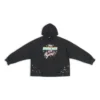 Φούτερ με κουκούλα 90/10, φαρδιά εφαρμογή «Washed Black» 674986TMVH41055