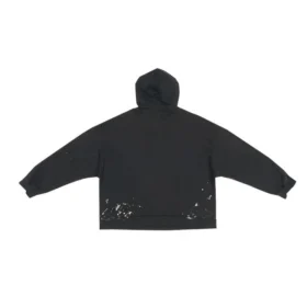 Φούτερ με κουκούλα 90/10, φαρδιά εφαρμογή «Washed Black» 674986TMVH41055