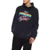 Φούτερ με κουκούλα 90/10, φαρδιά εφαρμογή «Washed Black» 674986TMVH41055