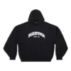 Φούτερ με κουκούλα Back Flip Round Oversized «Μαύρο Λευκό» 761458TPVG11070