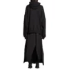 Φούτερ με κουκούλα Back Flip Round Oversized «Μαύρο Λευκό» 761458TPVG11070