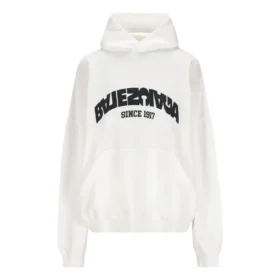 Φούτερ με κουκούλα Back Flip Round Oversized “White Black” 761458TPVG19040