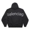 Φούτερ με κουκούλα Bal.Com Popover “Black” 739024TOVN98151