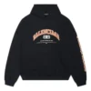 Φούτερ με κουκούλα Balenciaga, φαρδιά γραμμή «Black» 674986TLVJ21074