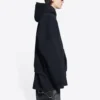 Φούτερ με κουκούλα Balenciaga, φαρδιά γραμμή «Black» 674986TLVJ21074
