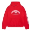 Φούτερ με κουκούλα Balenciaga, φαρδιά γραμμή «Red» 674986TLVJ26441