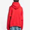 Φούτερ με κουκούλα Balenciaga, φαρδιά γραμμή «Red» 674986TLVJ26441