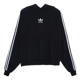 Φούτερ με κουκούλα Balenciaga x adidas Oversized “Black” 729322TNVN28482