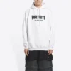 Φούτερ με κουκούλα Balenciaga x FORTNITE, μεσαία εφαρμογή «Λευκό» 600583TLVO49040
