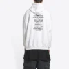 Φούτερ με κουκούλα Balenciaga x FORTNITE, μεσαία εφαρμογή «Λευκό» 600583TLVO49040