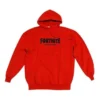 Φούτερ με κουκούλα Balenciaga x FORTNITE, μεσαία εφαρμογή «Red» 600583TLVO46506