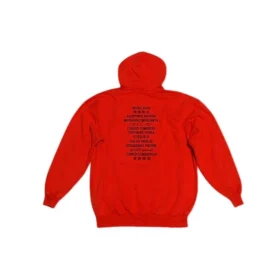 Φούτερ με κουκούλα Balenciaga x FORTNITE, μεσαία εφαρμογή «Red» 600583TLVO46506