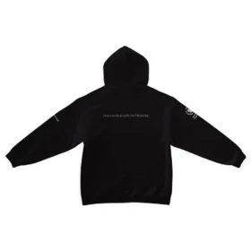 Φούτερ με κουκούλα Balenciaga x WFP, μεσαία εφαρμογή “Black” 600583TMVL11070