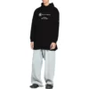 Φούτερ με κουκούλα Balenciaga x WFP, μεσαία εφαρμογή “Black” 600583TMVL11070