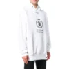 Φούτερ με κουκούλα Balenciaga x World Food Programme «Λευκό Μαύρο» 541870TCV343307