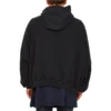 Φούτερ με κουκούλα BB Be Different Popover «Μαύρο Λευκό» 720406TNVB41070