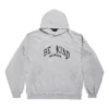Φούτερ με κουκούλα Be Kind, φαρδιά γραμμή “Grey” 761458TPVD61167