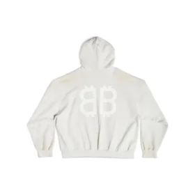 Φούτερ με κουκούλα Crypto, μεσαία εφαρμογή «Off White» 742603TOVU7