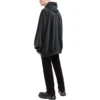 Φούτερ με κουκούλα Fashion Institute Oversized «Washed Black» 697879TMVK18190