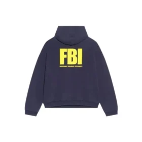Φούτερ με κουκούλα FBI «Navy» για το Έτος του Τίγρη 681472TLVM44084