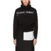 Φούτερ με κουκούλα Femme Fatale Oversized «Μαύρο» 482217TTK141000