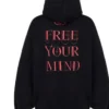 Φούτερ με κουκούλα «Free Your Mind» «Μαύρο» 641529TJU791000