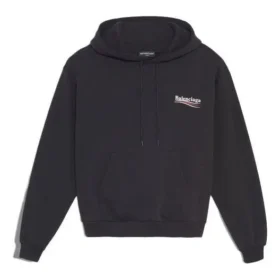 Φούτερ με κουκούλα για Political Campaign, μαύρο 570792TBV141000