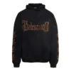 Φούτερ με κουκούλα Heavy Metal από βαμβάκι «Washed Black» 739024-TOVD8-1055