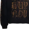 Φούτερ με κουκούλα Heavy Metal από βαμβάκι «Washed Black» 739024-TOVD8-1055