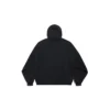 Φούτερ με κουκούλα I Love Paris Balenciaga, φαρδιά εφαρμογή “Black Faded” 803265TRVM61041